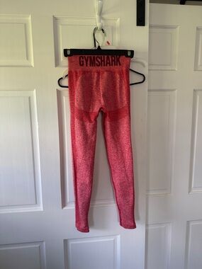 Gymshark red Ombre Seamless High-Waist Leggings